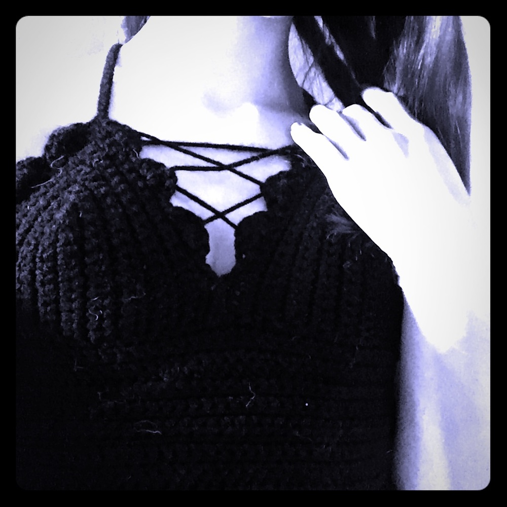 Handmade Crochet Corset Design Crop Top